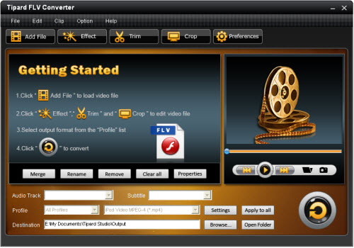FLV to AVI Converter, FLV Converter, Convert FLV