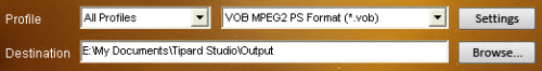 convert MTS to VOB, Convert MTS File