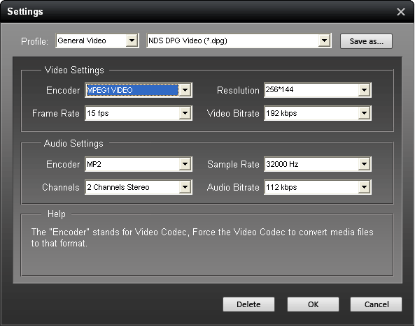 Tipard Flip Video Converter ,Settings