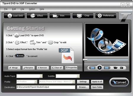 Convert DVD to 3GP