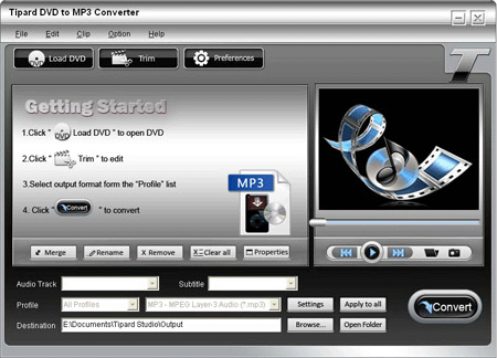 Tipard DVD to MP3 Converter