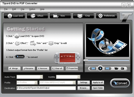 Tipard DVD to PSP Converter