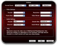Tipard DVD Audio Ripper for Mac - Settings
