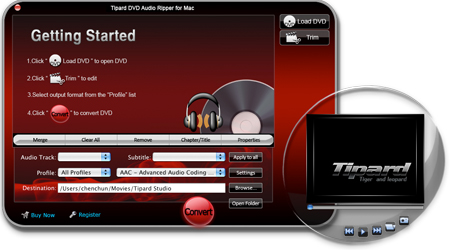 Tipard DVD Audio Ripper for Mac
