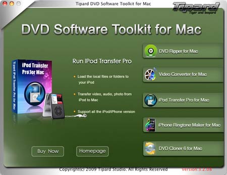 Tipard DVD Software Toolkit for Mac