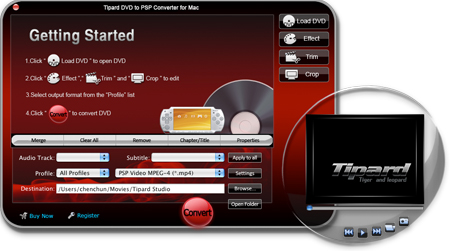 Tipard DVD to PSP Converter for Mac