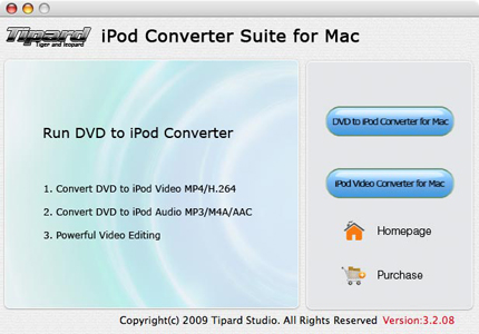 Tipard iPod Converter Suite for Mac 
