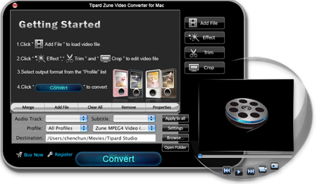 Tipard Zune Video Converter for Mac