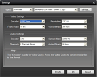 Tipard FLV  Converter - Settings