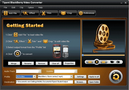 take video on BlackBerry