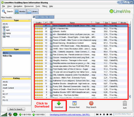 Free Limewire to iPod guide