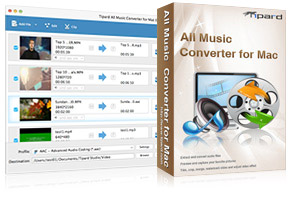 All Music Converter for Mac Screen