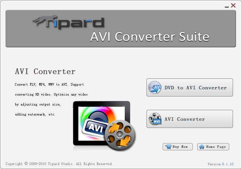 Rip DVD to AVI format, convert any video to AVI, edit your output video format.
