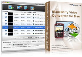 BlackBerry Video Converter for Mac Screen
