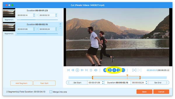 Add Copy Delete a Video Segment
