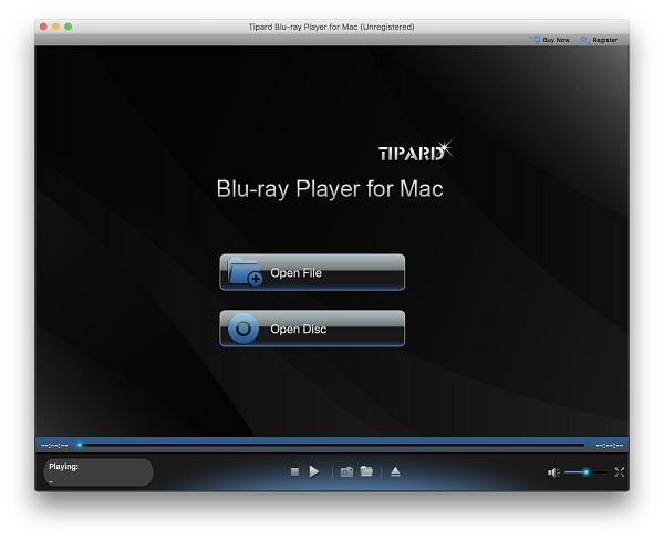 Blu-ray Player interface