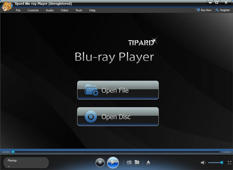 Blu-ray player interface