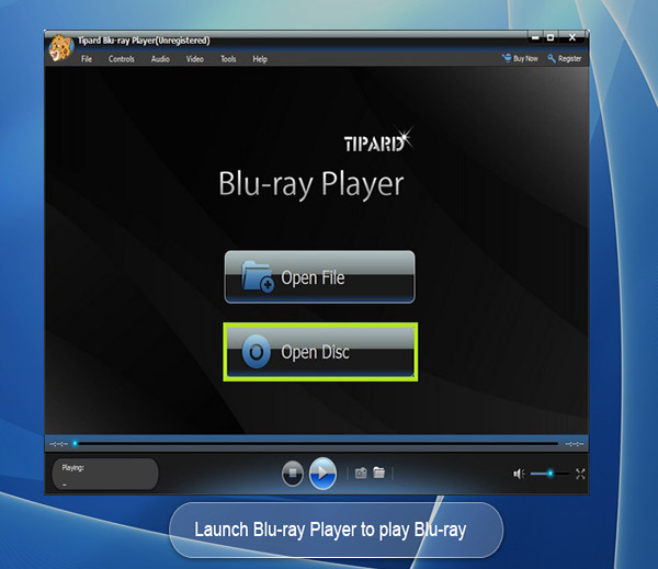 Screenshot of Tipard Blu-ray Player
