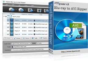 Blu-ray to AVI Ripper Screen