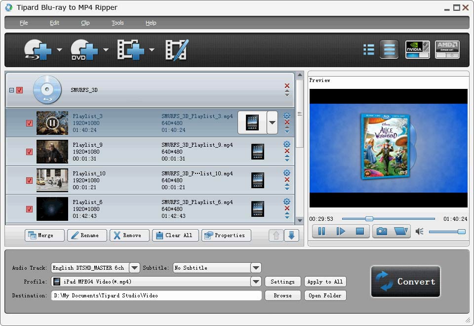 Tipard Blu-ray to MP4 Ripper - 将蓝光光盘转换为 MP4 视频格式丨“反”斗限免