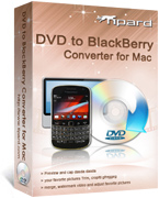 Tipard Mac DVD to BlackBerry Converter boxshot