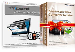 Creative Zen Converter Suite for Mac Screen