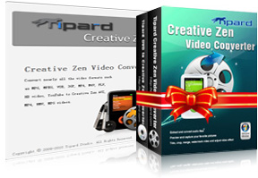 Creative Zen Converter Suite Screen