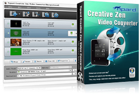 Creative Zen Video Converter Screen