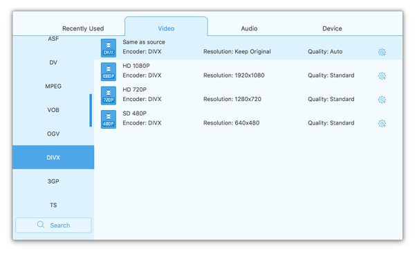 Convert DVD to DivX on Mac