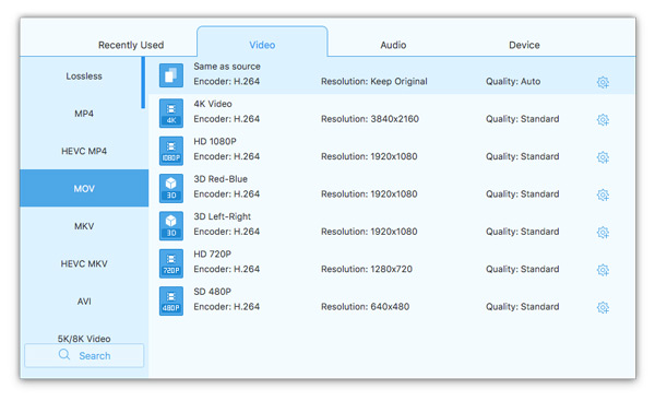 Convert DVD to MOV on Mac