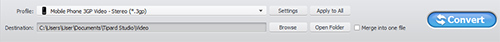 Convert DVD to 3GP