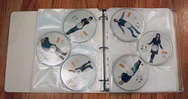 Store Your DVDs into Binders