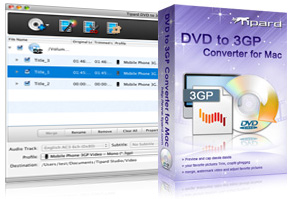 DVD to 3GP Converter for Mac Screen