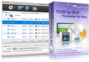 DVD to AVI Converter for Mac Screen