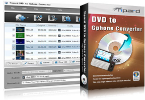DVD to Gphone Converter Screen