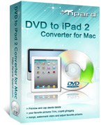 Tipard DVD to iPad 2 Converter for Mac boxshot