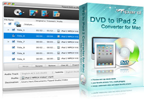 DVD to iPad 2 Converter for Mac Screen