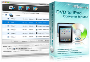 DVD to iPad Converter for Mac Screen