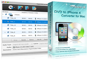 DVD to iPhone 4 Converter for Mac Screen