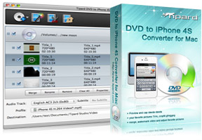 DVD to iPhone 4S Converter for Mac Screen
