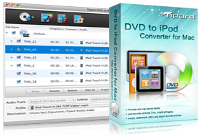 DVD to iPod Converter for Mac Screen