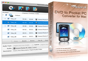 DVD to Pocket PC Converter for Mac Screen