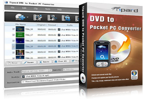 DVD to Pocket PC Converter Screen