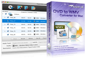 DVD to WMV Converter for Mac Screen