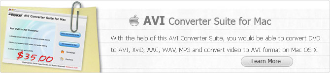 AVI Converter Suite for Mac

