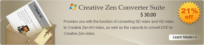 creative zen converter suite