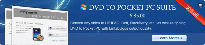 dvd to pocket pc suite