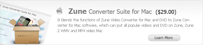 Zune Converter Suite for Mac