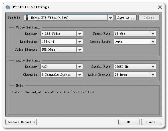 FLV to 3GP Converter, FLV Converter