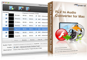 FLV to Audio Converter for Mac Screen